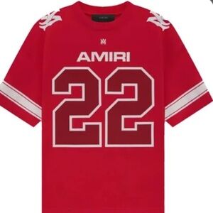 AMIRI Red Jersey with White Number 22